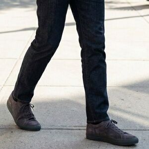 Common Projects Mens Navy Blue Sneakers Sz 44